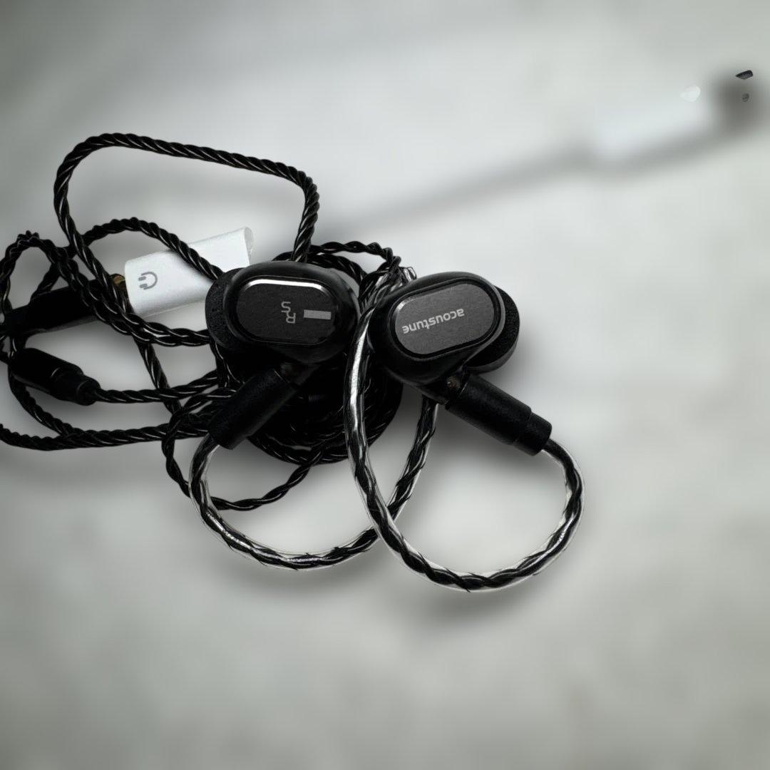 Acoustune Wired Earphones Monitor Rs One Graphite