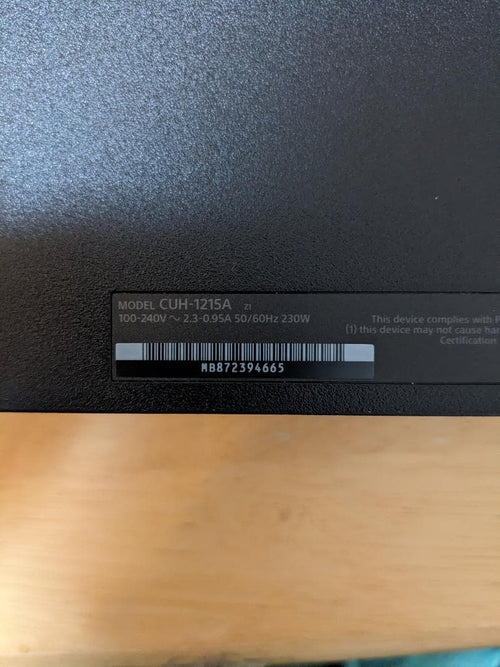 Playstation4 Consoles Ps4 (Cuh-1215A) With Ltd. Ed. Controller