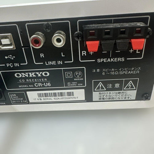 Onkyo Mini Component Systems Cd Cr-U6