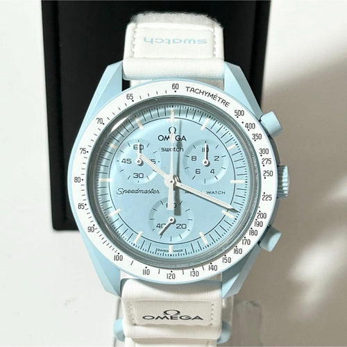 Omega Quartz Watches Qz Blue