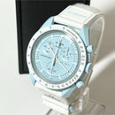 Omega Quartz Watches Qz Blue