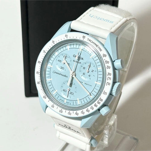 Omega Quartz Watches Qz Blue