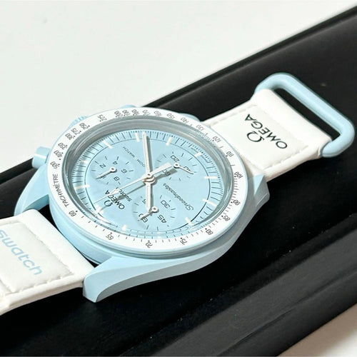 Omega Quartz Watches Qz Blue