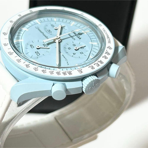 Omega Quartz Watches Qz Blue