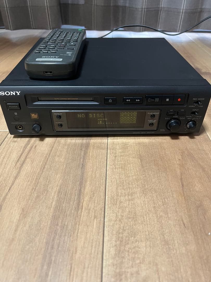 Sony Cd Md Cassette Deck Mds-S37