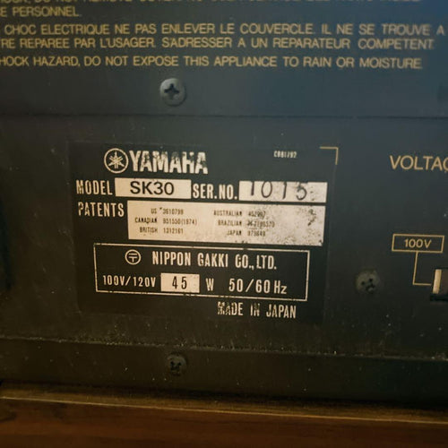 Yamaha Analog Synthesizers Sk30