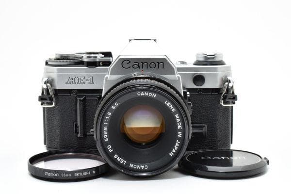 Canon Slr Camera (Film) Ae-1 Fd F1.8 Sc #1159