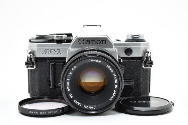 Canon Slr Camera (Film) Ae-1 Fd F1.8 Sc #1159