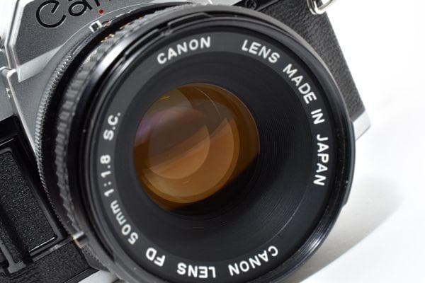 Canon Slr Camera (Film) Ae-1 Fd F1.8 Sc #1159