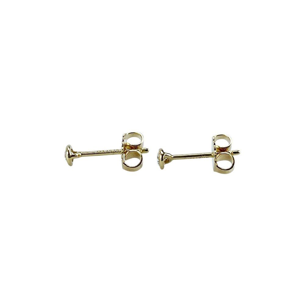 Tiffany Earrings (For Both Ears) K18 Yg750 0.9G 676871 13 1.4Cm/ 0.3Cm S