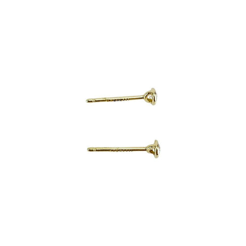 Tiffany Earrings (For Both Ears) K18 Yg750 0.9G 676871 13 1.4Cm/ 0.3Cm S
