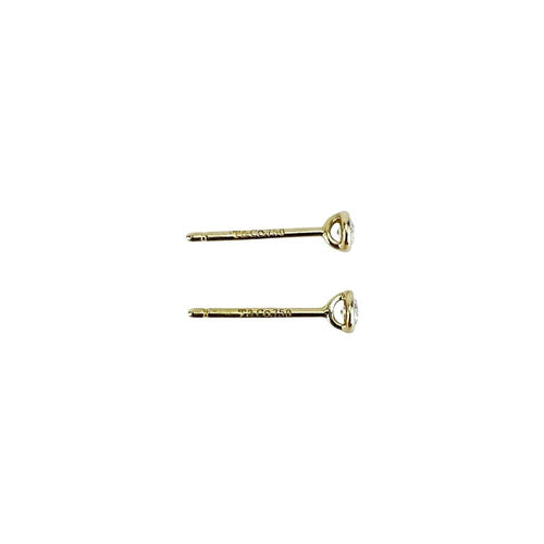 Tiffany Earrings (For Both Ears) K18 Yg750 0.9G 676871 13 1.4Cm/ 0.3Cm S