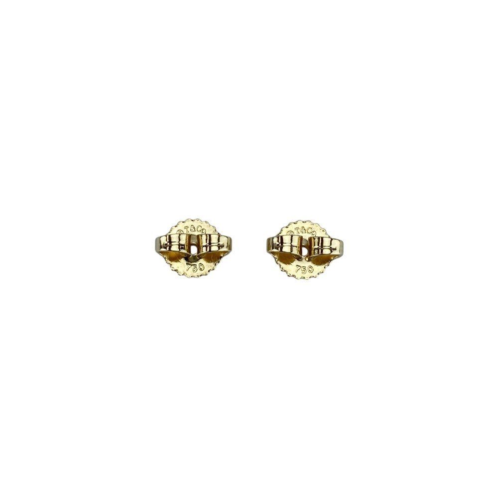 Tiffany Earrings (For Both Ears) K18 Yg750 0.9G 676871 13 1.4Cm/ 0.3Cm S
