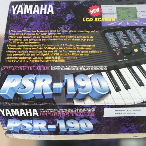 Keyboards Digital Pianos Yamaha Psr-190