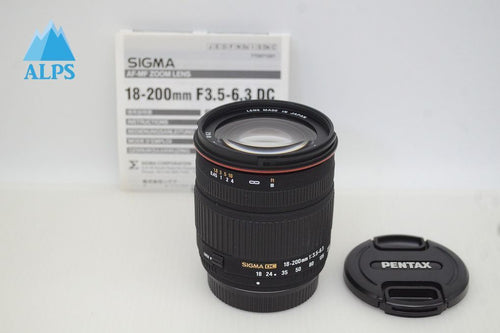 Sigma Lens (Zoom) 18-200Mm F3.5-6.3 Dc Pentax K Aps-C 251208Q