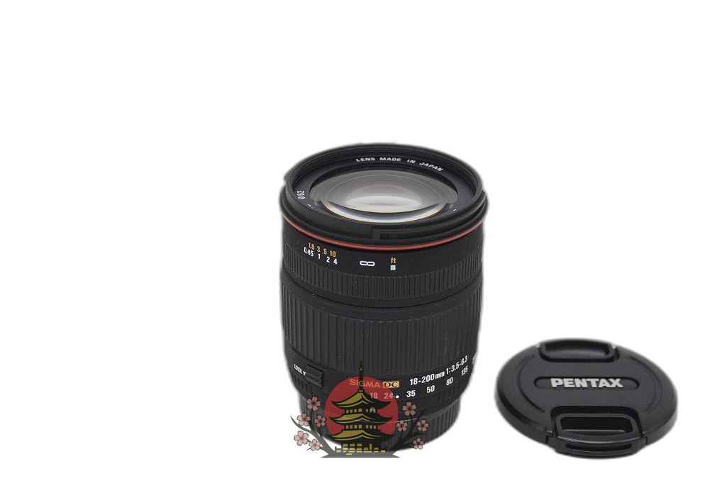 Sigma Lens (Zoom) 18-200Mm F3.5-6.3 Dc Pentax K Aps-C 251208Q