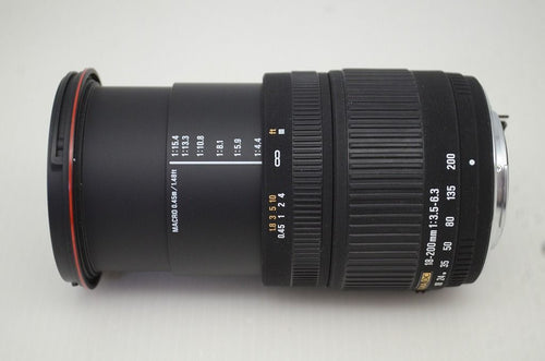 Sigma Lens (Zoom) 18-200Mm F3.5-6.3 Dc Pentax K Aps-C 251208Q