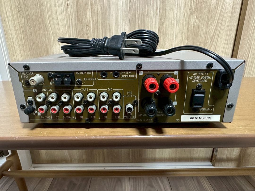 Denon Power Amplifier Am-Fm Stereo Receiver Dra-F101