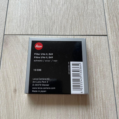 Leica Uv Filters Uva Ii, E49