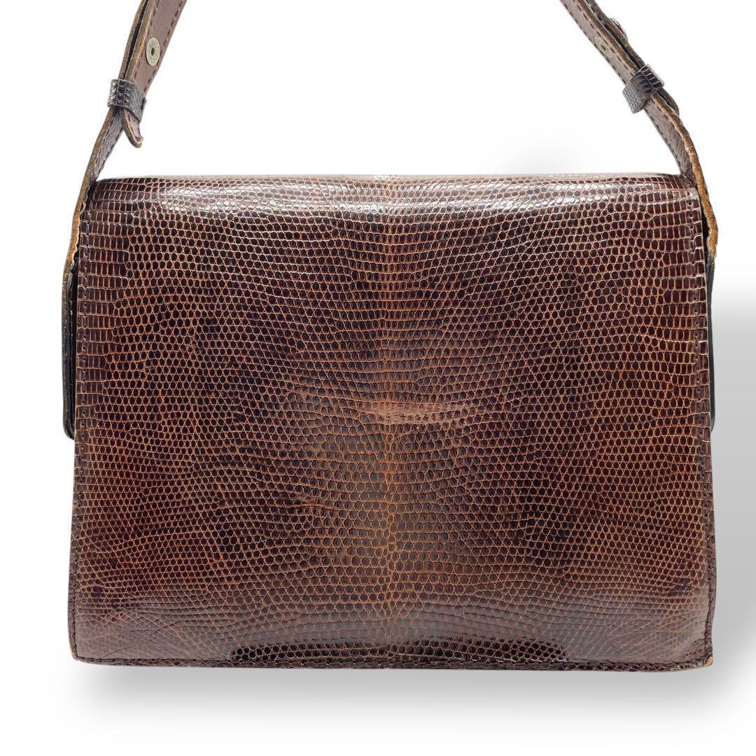 Shoulder Bag Ysl Vintage Lizard Leather Archive