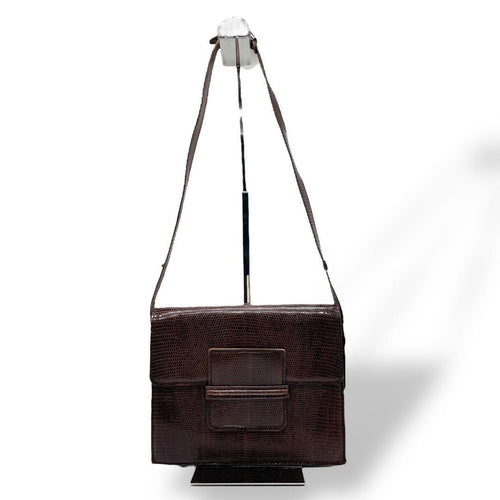 Shoulder Bag Ysl Vintage Lizard Leather Archive