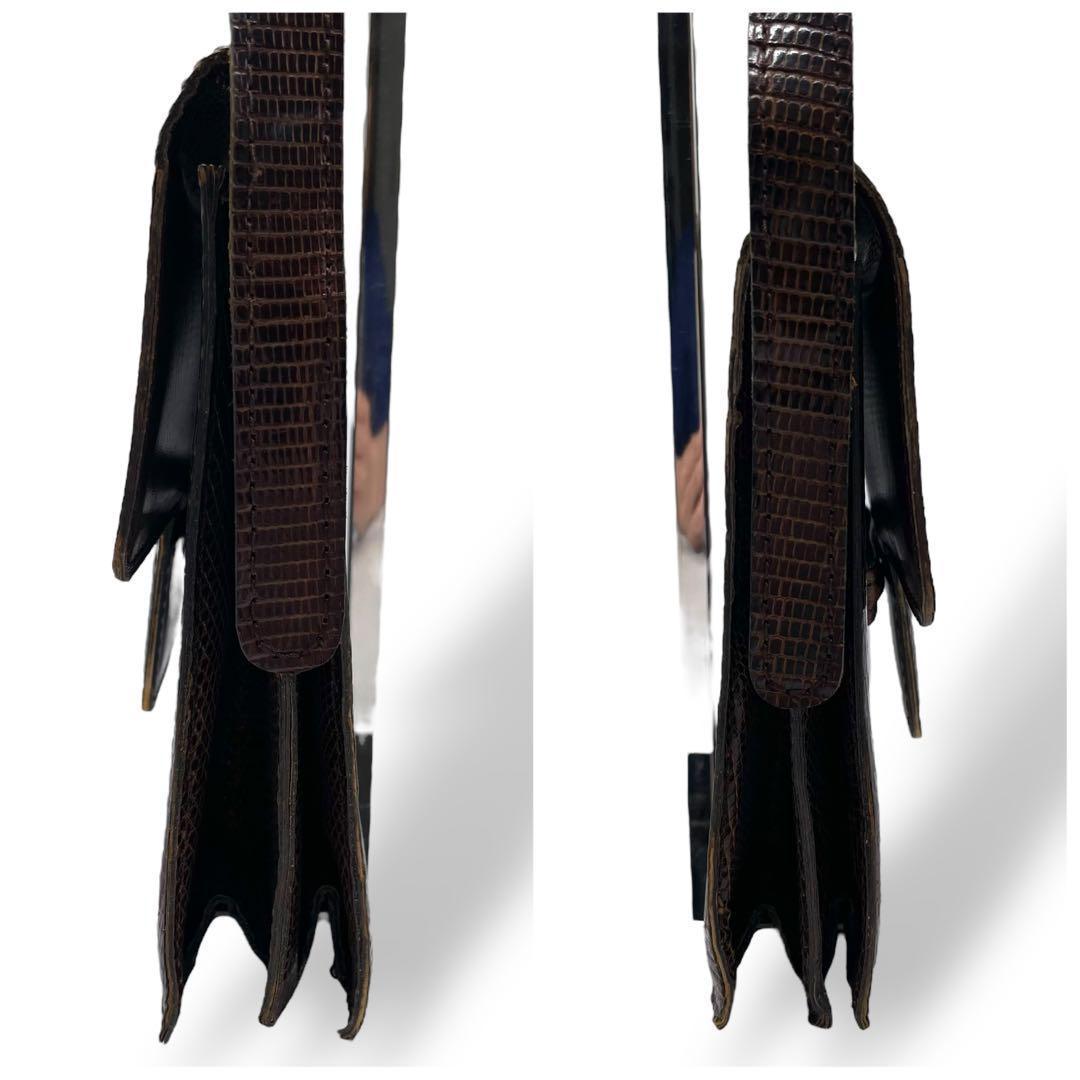Shoulder Bag Ysl Vintage Lizard Leather Archive