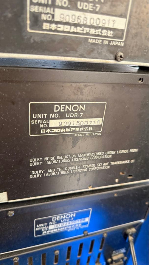 Denon Cd Md Cassette Deck D-7