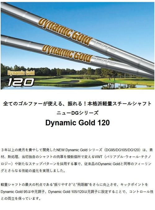 True Temper Shaft 120 #5-P 6 Dynamic Gold Iron