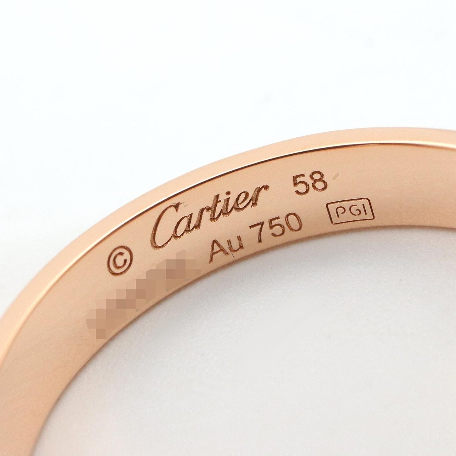 Cartier Ring B4085200 K18Pg Used A