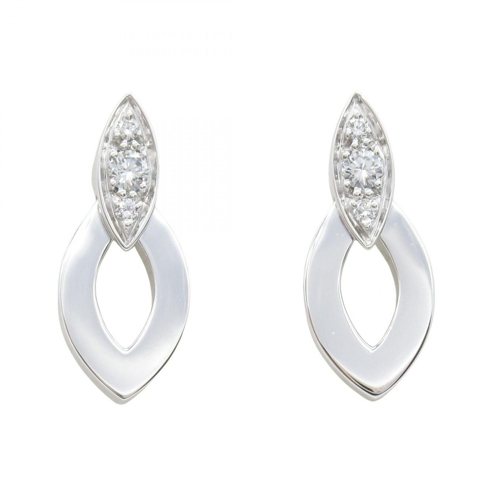 Cartier Earrings (For One Ear) K18Wg Used A