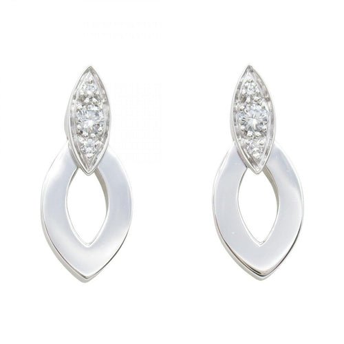 Cartier Earrings (For One Ear) K18Wg Used A