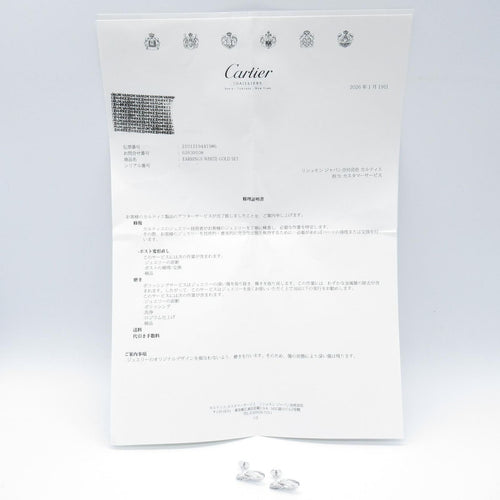 Cartier Earrings (For One Ear) K18Wg Used A