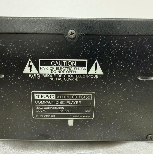 Teac Cd Sacd Players Cd-P3450