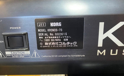 Keyboard Instruments Korg Kronos 73