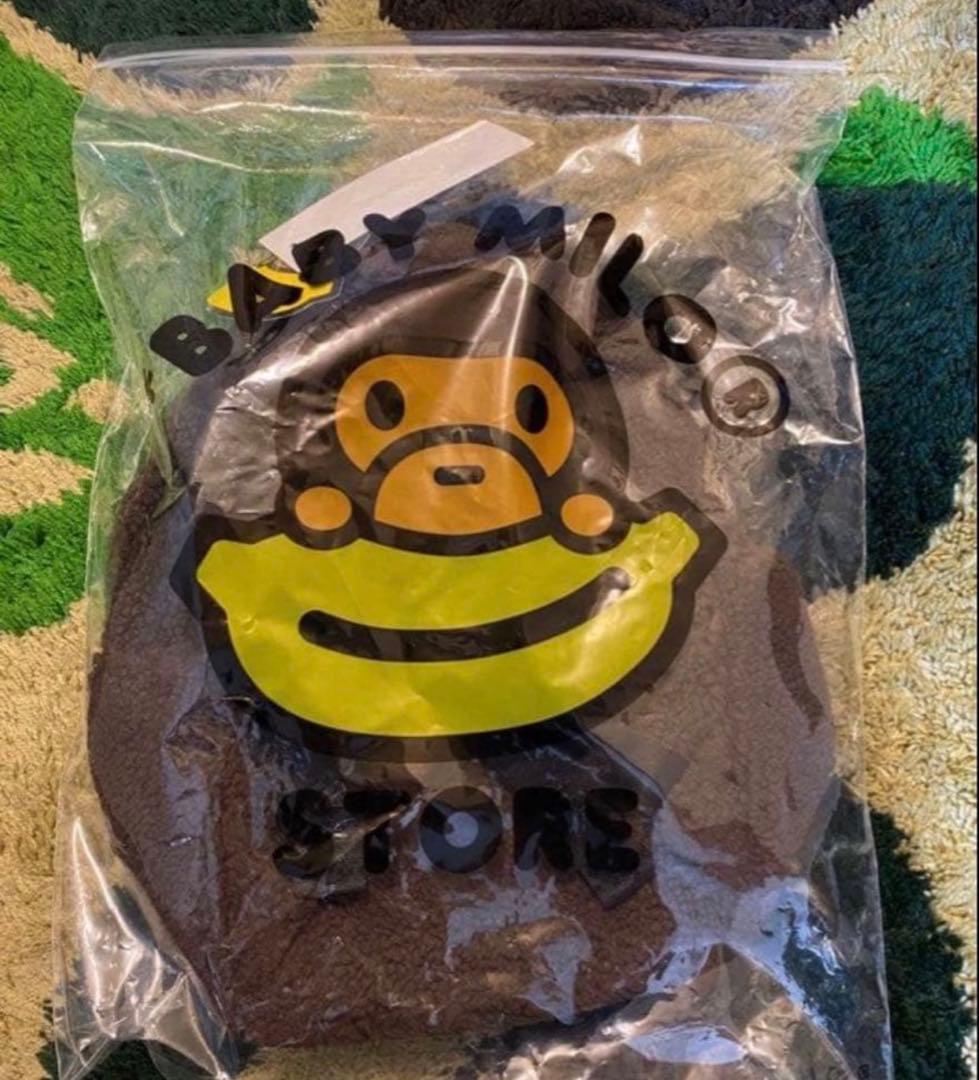 A Bathing Ape Backpacks Bape Baby Milo Mini Faux Fur Backpack