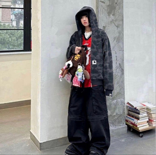 A Bathing Ape Backpacks Bape Baby Milo Mini Faux Fur Backpack