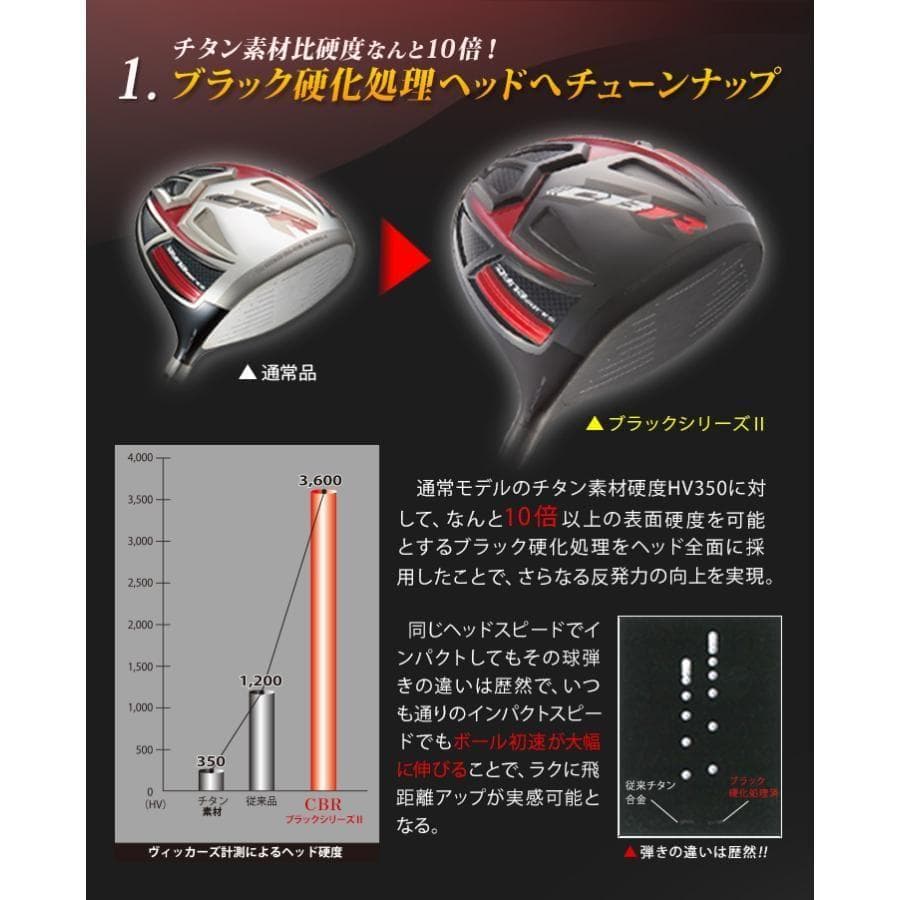 Works Golf Driver Cbr Black Sle