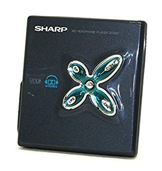 Portable Md Player Sharp Md-St880-B Mdlp Ggw725X