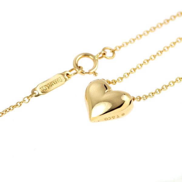 Tiffany Necklace K18Yg/ Pt950