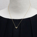Tiffany Necklace K18Yg/ Pt950