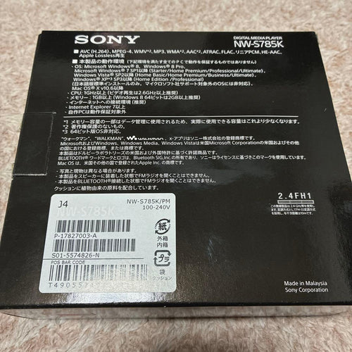 Sony Digital Audio Player Nw-S785K