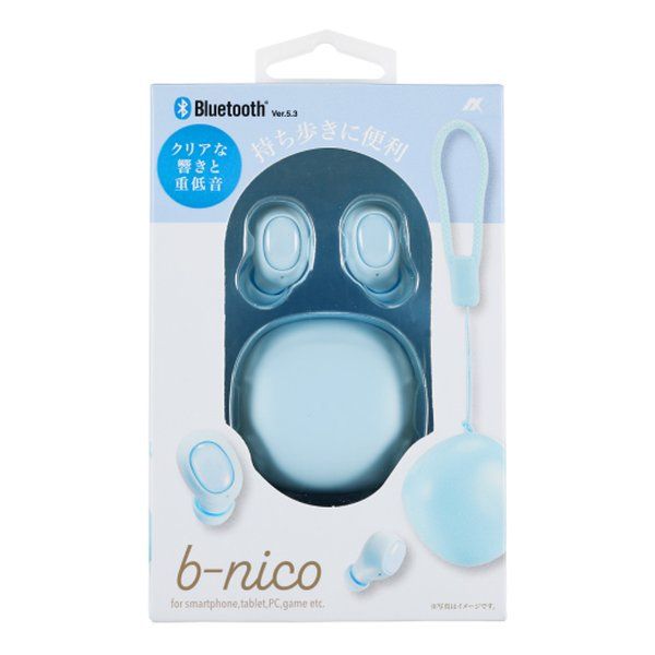 Access Wireless Headphones Axes B-Nico Bluetooth5.3 Ah-Tws03Wh (2609164)