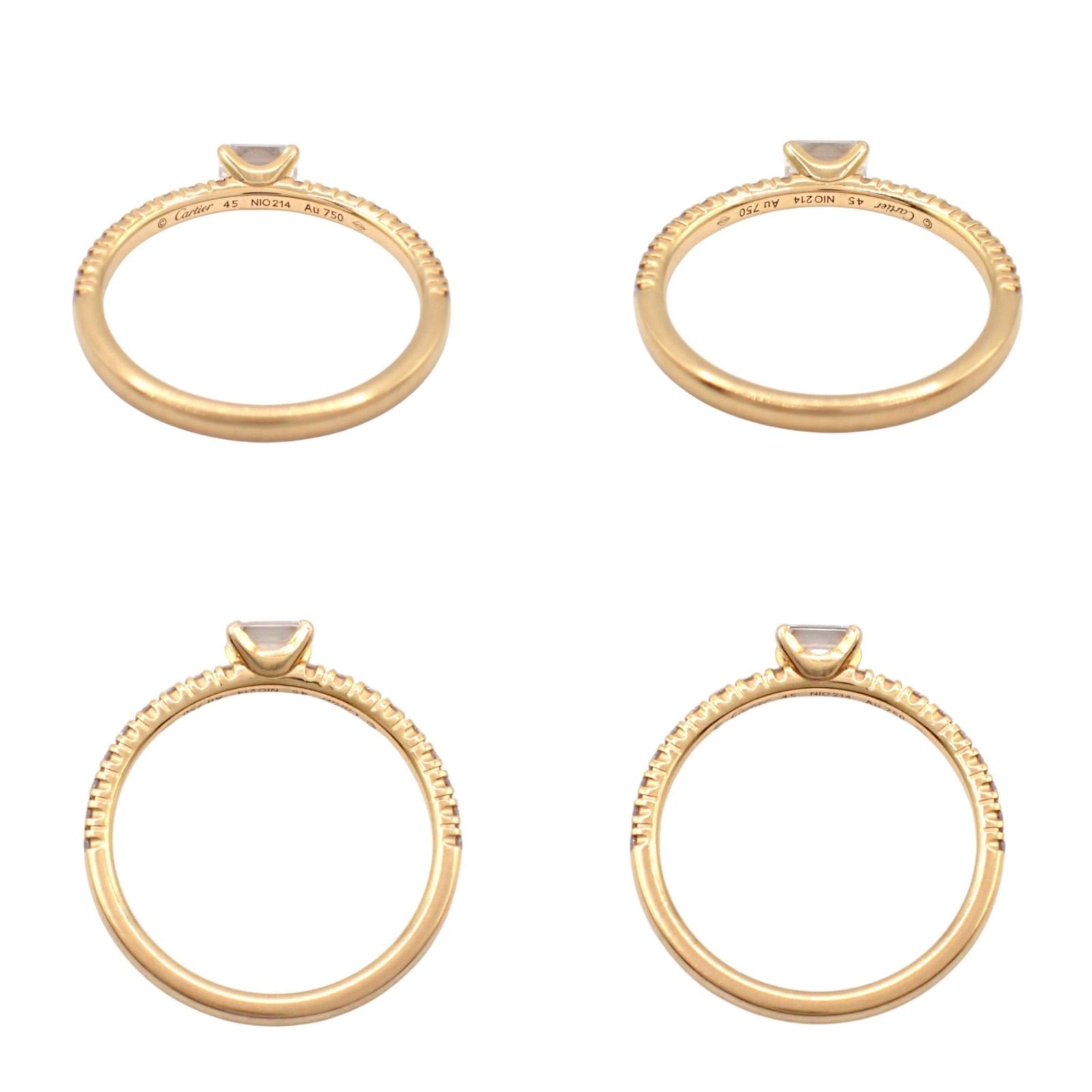 Cartier Ring 45 750 B4216700 K18 4770
