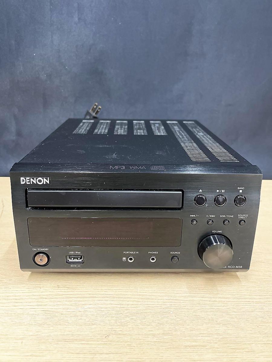 Cd Md Cassette Deck Denon Rcd-M38