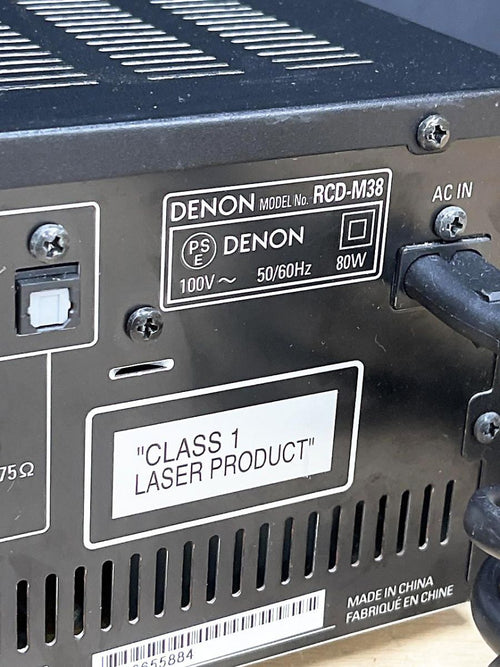 Cd Md Cassette Deck Denon Rcd-M38