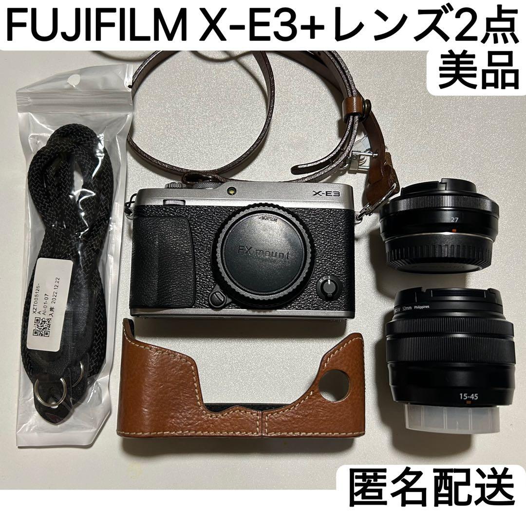 Fujifilm Mirrorless Interchangeable Lips X-E3+15-45Mm+27Mm 2