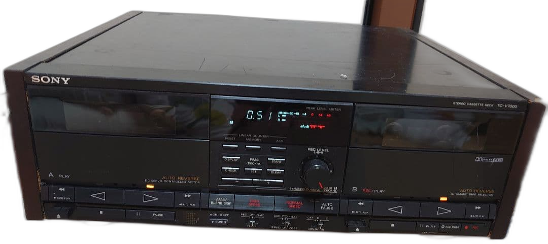 Sony Cd Md Cassette Deck Tc-V7000