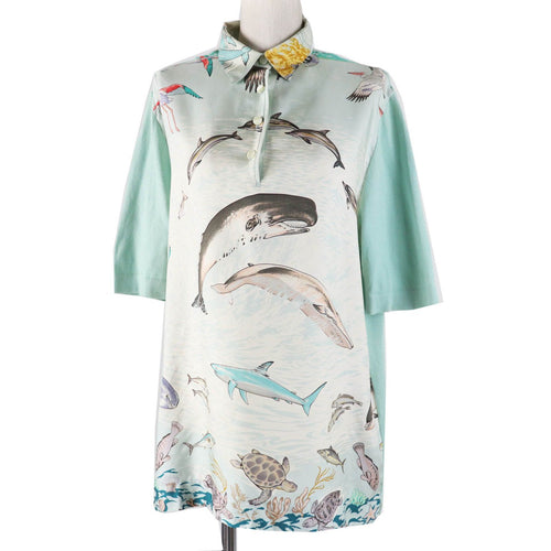 Hermes Short Sleeve La Vie Precieuse De Mediterranee H M (Color)