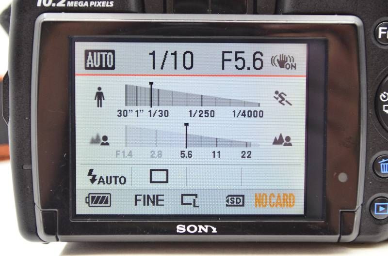 Sony Digital Slr 330 Dslr-A330 Dt 18-55Mm Sam Ccd 4876 Aps-C