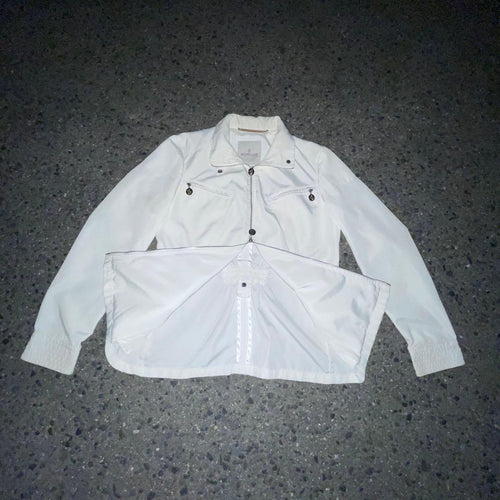 Moncler Blouson Jackets 00S Archive White Jacket Wzip
